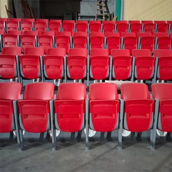 Fixed Bleachers Auto Tip-up Plastic Folding Stadium Seat Football Stadium Chair for Outdoor/Indoor