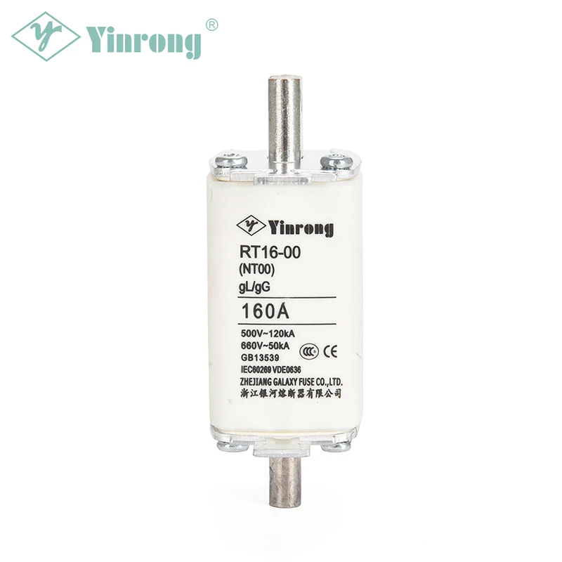 Yingrong 690v 125A 160A предохранитель creamic трубчатый плавкий nt форма