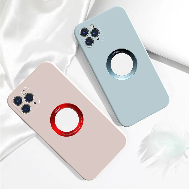 Funda magnet TPU+PC para for iPhone 12/12 Pro 6.1 Mag-Safe Slim Fit Hard Back Soft Silicone Bumper Cover for Iphone 13 Pro max