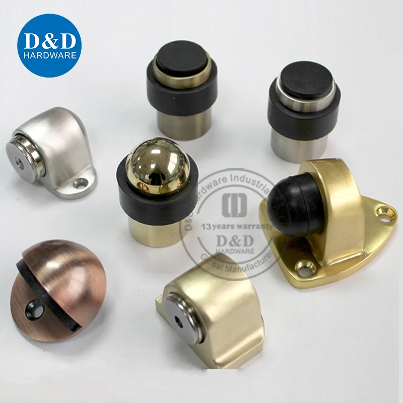 Stainless steel 304/316 high tall height column shape floor mounted rubber door stop for middle east