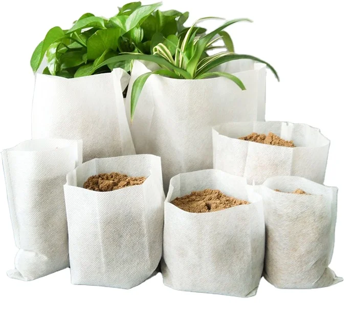 Home Garden Fabric Seedling Pots Non-Woven Pouch Plant Nursery Bag for Potato, Flower, Tomato Plant