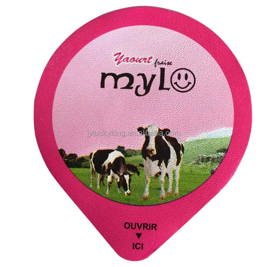 Colored Aluminum Foil Lids Flexography Wholesale Price Aluminum Foil Food Grade Sealing Lids