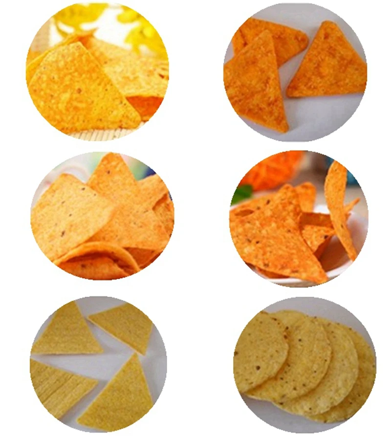
High Capacity Fried chips Doritos Nacho Tortilla Chips Processing Line Food Machinery <strong><span style=