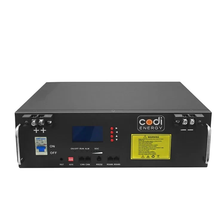 48v 30kw 40kwh 50kw Solar Battery Pack 51.2 Rechargeable Solar Lifepo4 Prismatic Cells Rack Mounted 200ah Lithium Batteries Bms