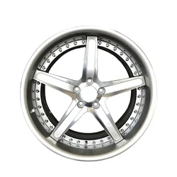 Pengzhen 18 19 20 inch 5 Holes Deep Dish Five Spokes Star Wheels Customer Passenger  Silver Rims for Mercedes benz