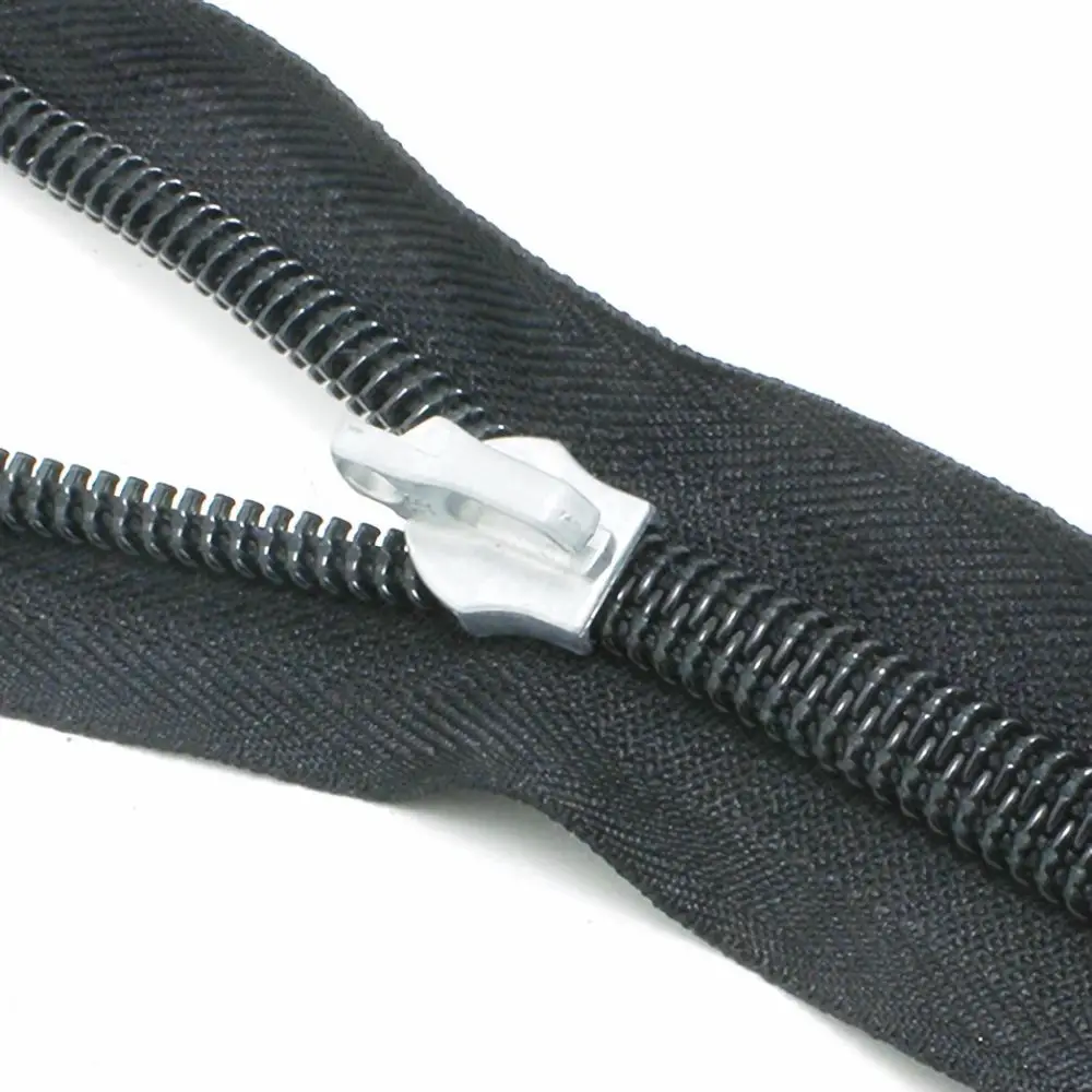 Reinforced Zipper 8# 10# Double Layer Nylon Zipper Two Layer Teeth Anti-Theft Zipper For Suitcase