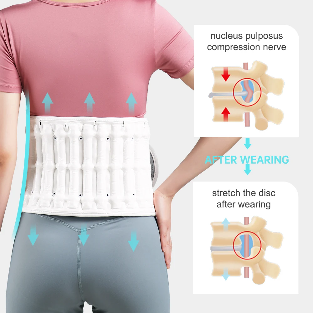 Professional New Create Lumbar-sacral Back Spinal Belt Waist Support USB Portable Graphene Heating Massage Belt