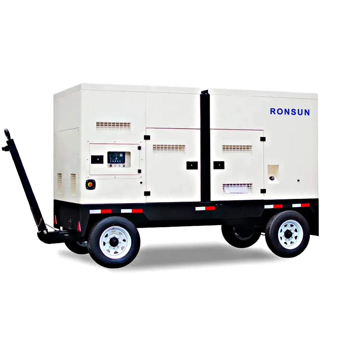 125kva portable diesel generator trailer 100kw 220v 380v single phase 3 phase china generator supplier factory OEM