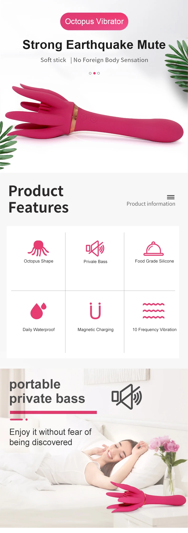 vibration fitness massager sex toys vibrator stimulating G spot vibrator wand massage for stress and pain