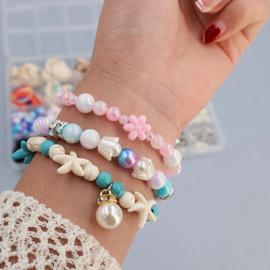 Wholesale Sale Colorful Christmas Handmade Polymer Clay Beads Children DIY Creative Toy Clay Beads for Jewelry Making