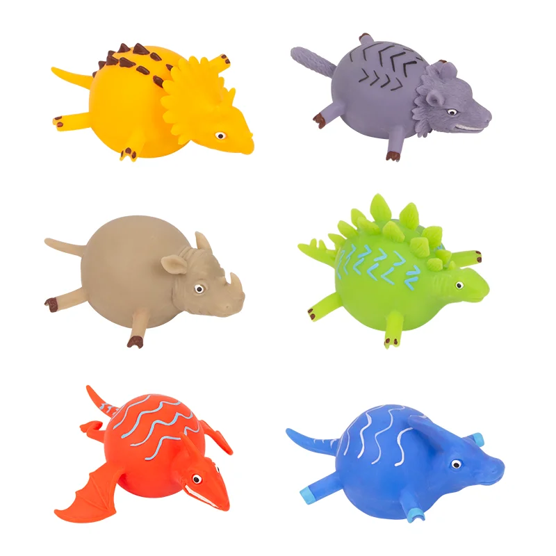 OEM other novelty Lovely Dinosaur Squishy Animal Balloon ball Squeeze toys