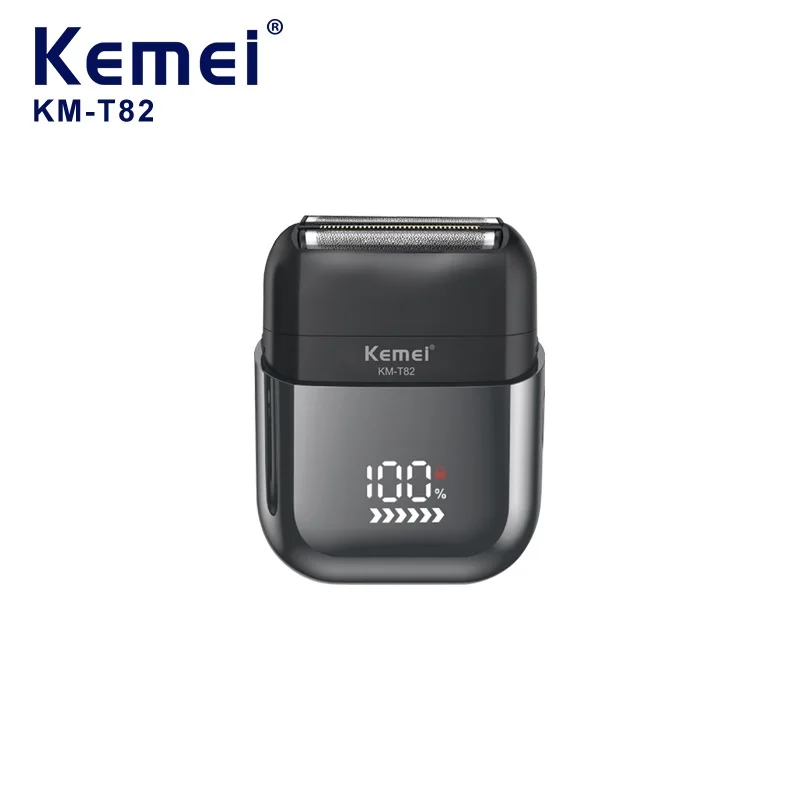Kemei km-t82 New High Quality Waterproof IPX7 Mini Pocket Electric Shaver Trimmer Razor Safety Shaver For Men