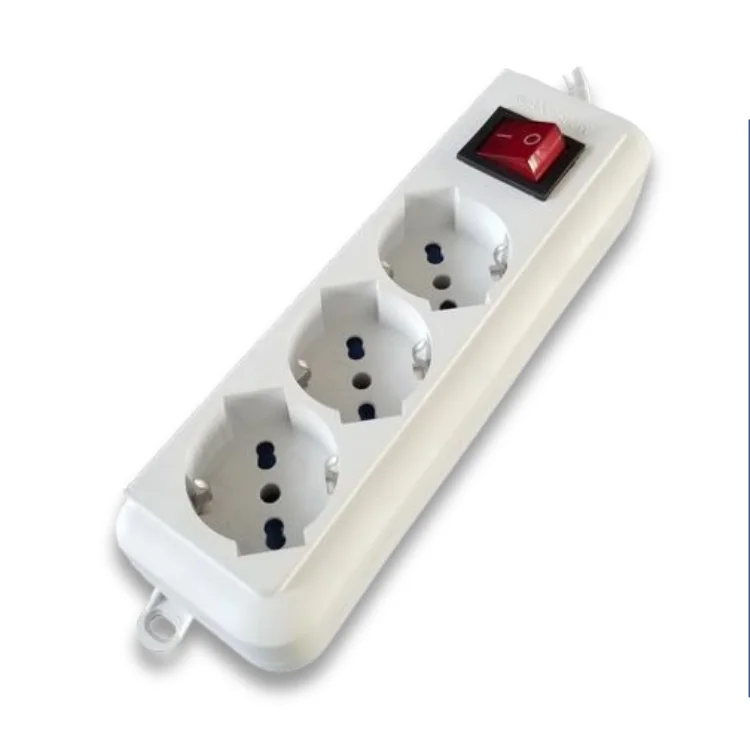 italy chile 3-6ways power strip/ chile 3-6 ways power socket