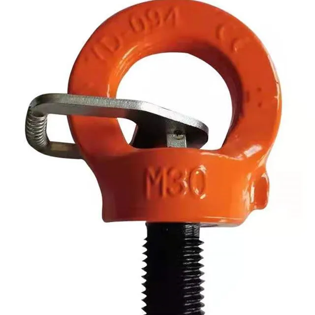 Safety universal rotating mold lifting point safety eye type rotary lifting ring mold bolt M16*20 lifting ring