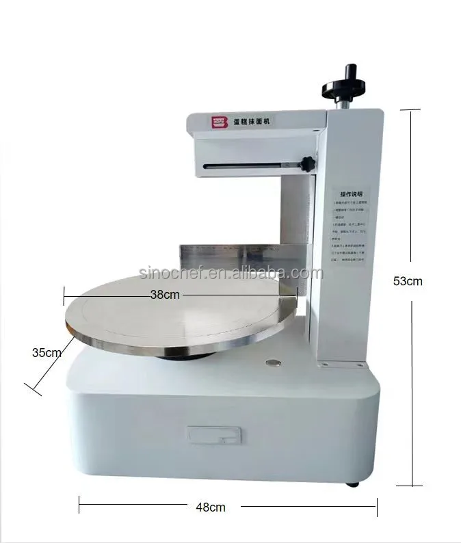 Factory cheap price Birthday Cake troweling machine Cake Decorating cake icing machine for bakery ca