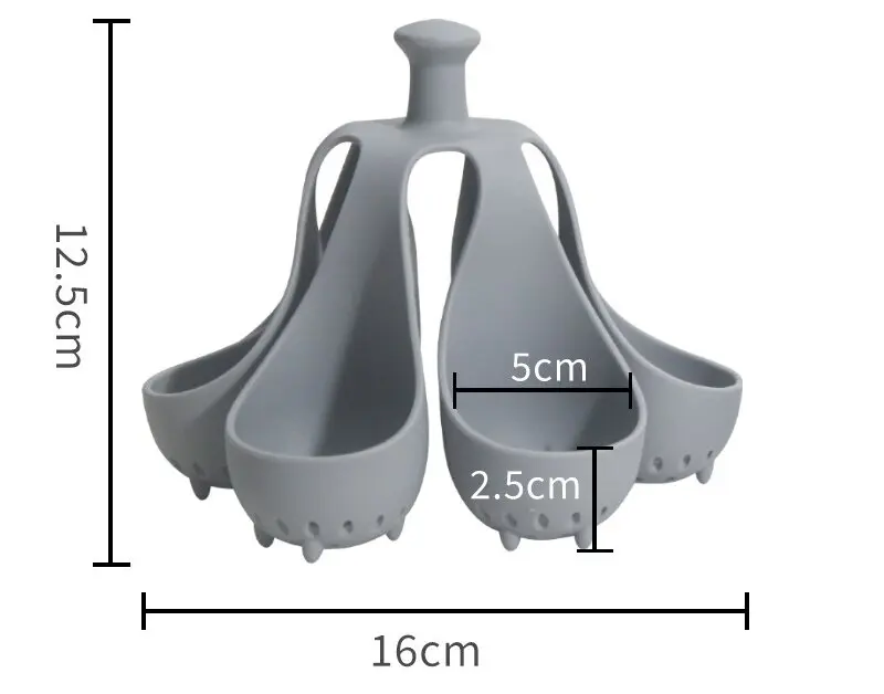 High Temperature Resistance Silicone egg poacher Baby food steamed egg tray silicone boiled egg mold for kitchen gadgets