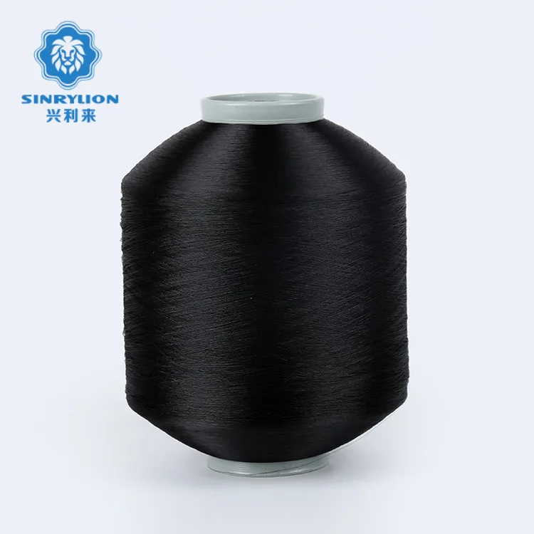 High quality twisted polyester yarn fdy 300d96f grade AA 540233 54025200 hs code of polyester yarn for woven label