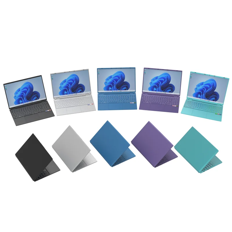 Factory Slim Laptop 16 inch FHD 2K 180 degree folding Intel Processor N5095 Quad Core Wins 11 Portable Display azerty Laptop