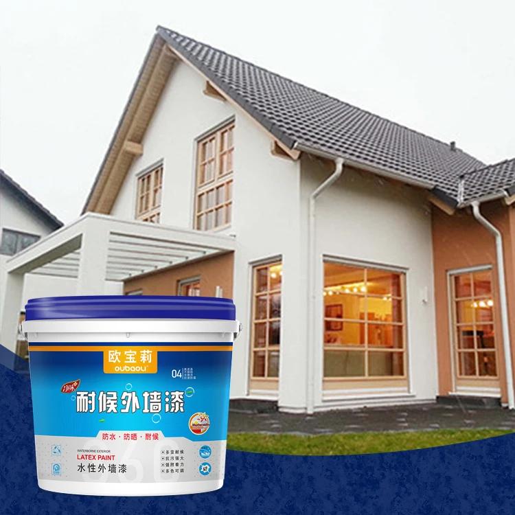 Factory price Emulsion latex Weather Resistance paint for the exterior wall coating