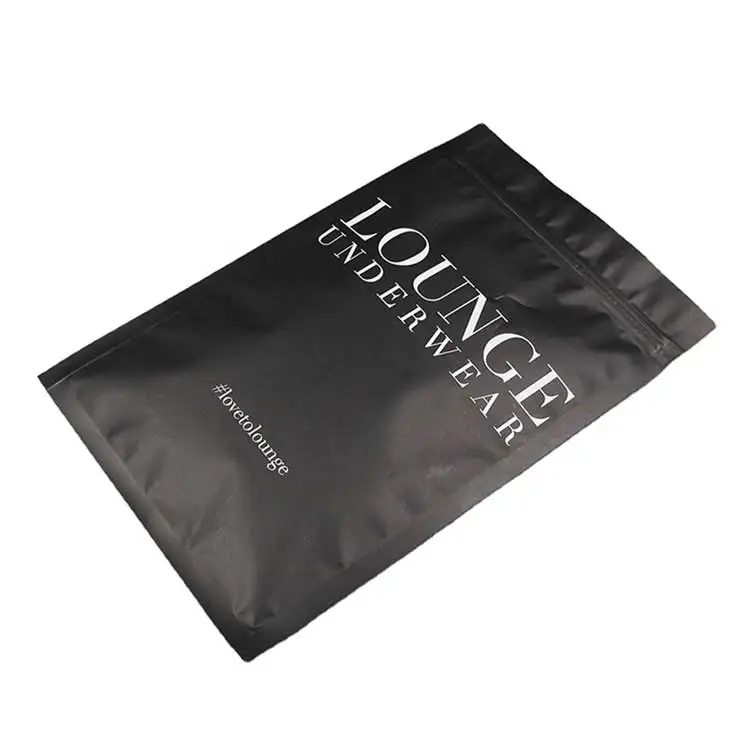 Cloth zipper bags clothing packaging bag