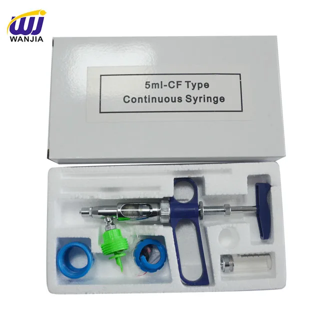 WJ113 1ml 2ml 5ml  veterinary syringe for poultry, automatic syringe, vaccine fowl injection