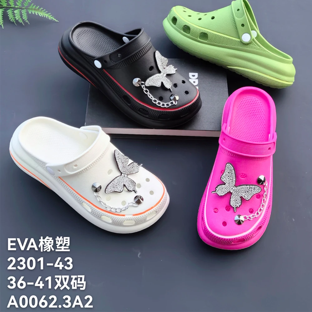 Hot Sell Summer Unisex Eva Anti Slip Casual Garden Sandals Beach Outdoor Clogs Shoes For Women