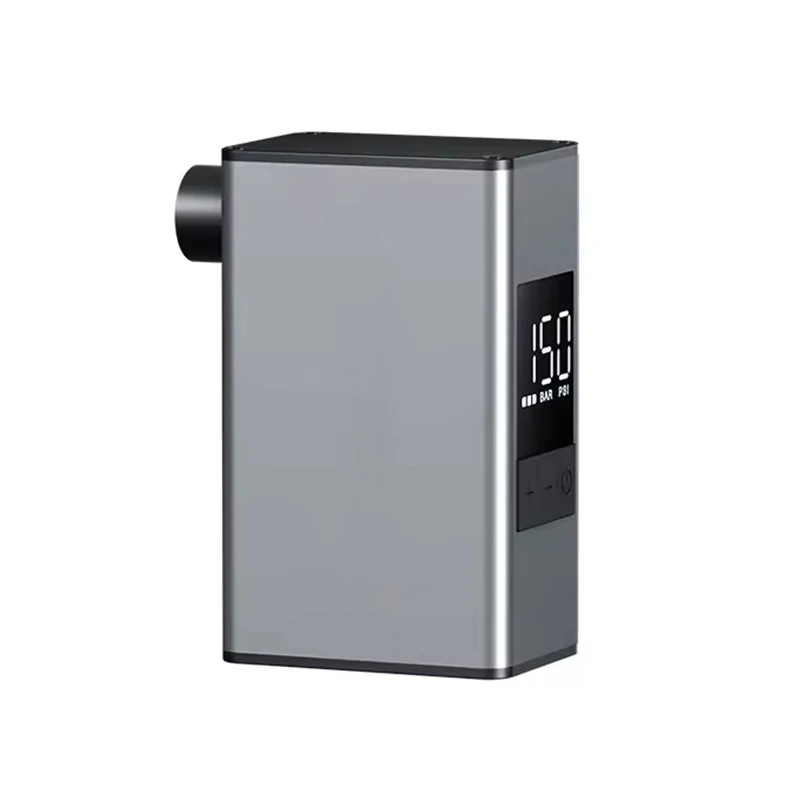 LOW MOQ Customized LOGO New Upgrade Aluminum Alloy Portable Smart Tiny Bike Air Pump Mini Bicycle Air Pump for Balls