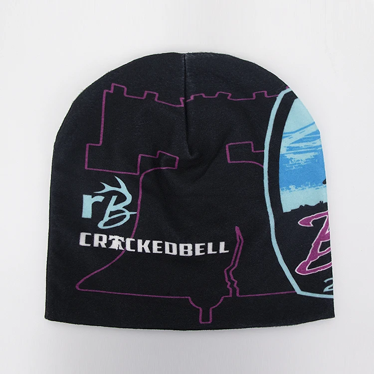 personalized all black beanies custom polyester & spandex beanie hat manufacturers all over print beanies