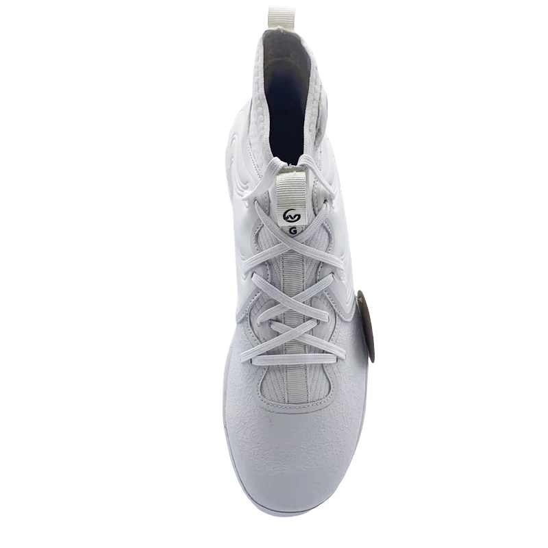 High top custom design wear-resistant non-slip long metal spike baseball shoes for men