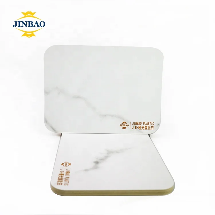 JINBAO high quality 4X8 pvc marble sheet waterproof pvc marble sheet 3mm 4x8 for wall decoration