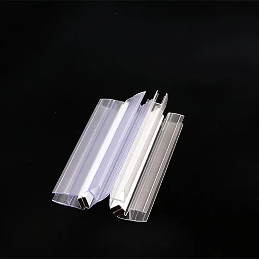 Shower Screen Water Seal Plastic PVC Waterproof strip Bathroom Profile seal Sealant Strips Rubber for Shower glass door