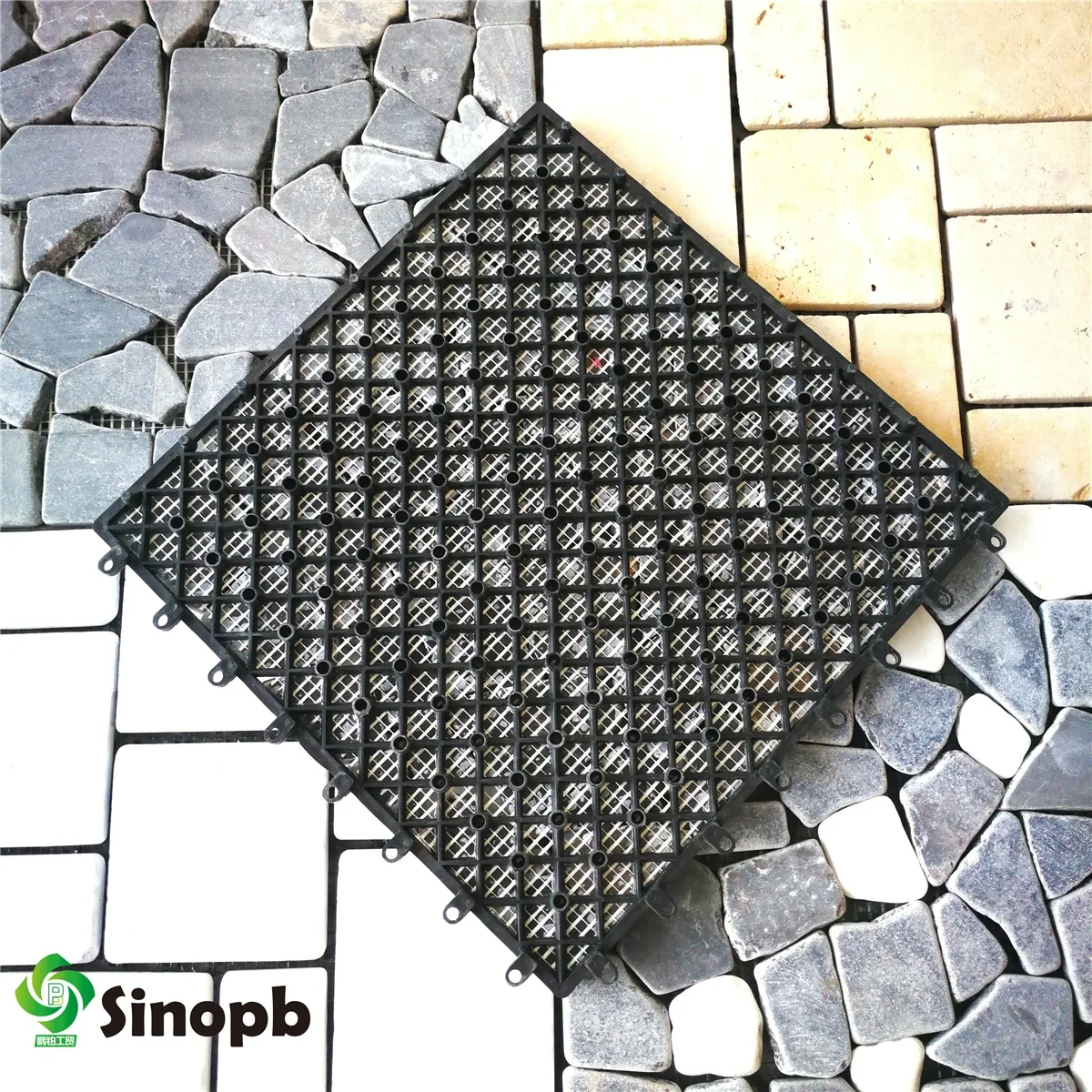 PBST-010 DIY Stone DIY Decking Tile Stone floor tile Mosaic tile