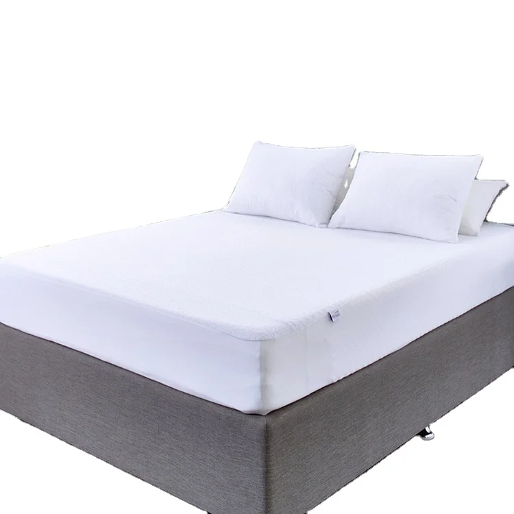 Wholesale Custom Size Noiseless Hypoallergenic Waterproof Home Hotel Mattress protector