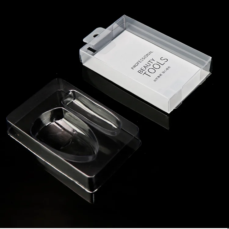 Custom Folding Clear PVC Plastic Packaging Box With Hook High Quality PET PVC Clear Packaging Box for Gift