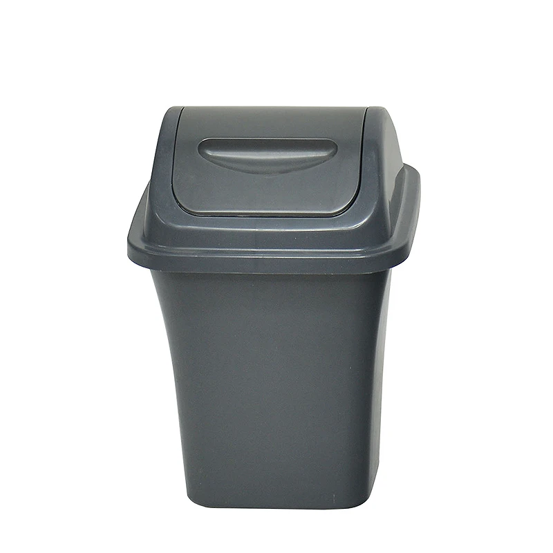 10L Trash Can Small Waste Bins Office Wastebasket Plastic Trash Bin