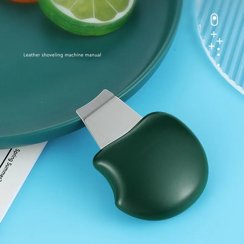 SL03 Mini portable manual facial skin scrubber machine otra casa uso de equipos de belleza stainless steel face scrubber peeling