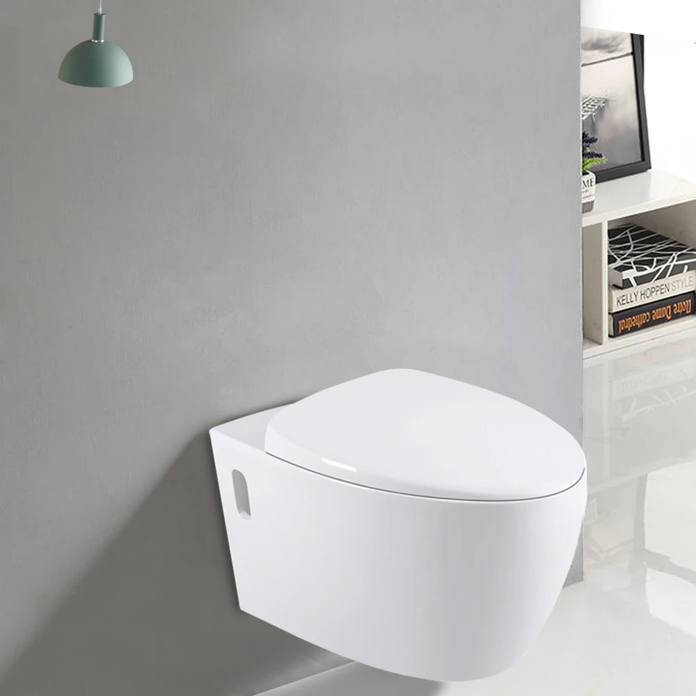 wholesale chinese bowl ceramic P-trap washdown wall mounted wc toilet