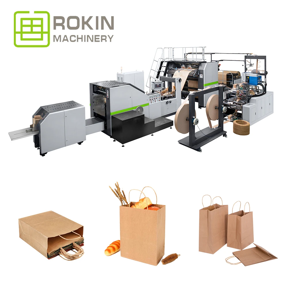 food Automatic Economy Type Food Paper Bag Making Machine With Factory Price paper from germany