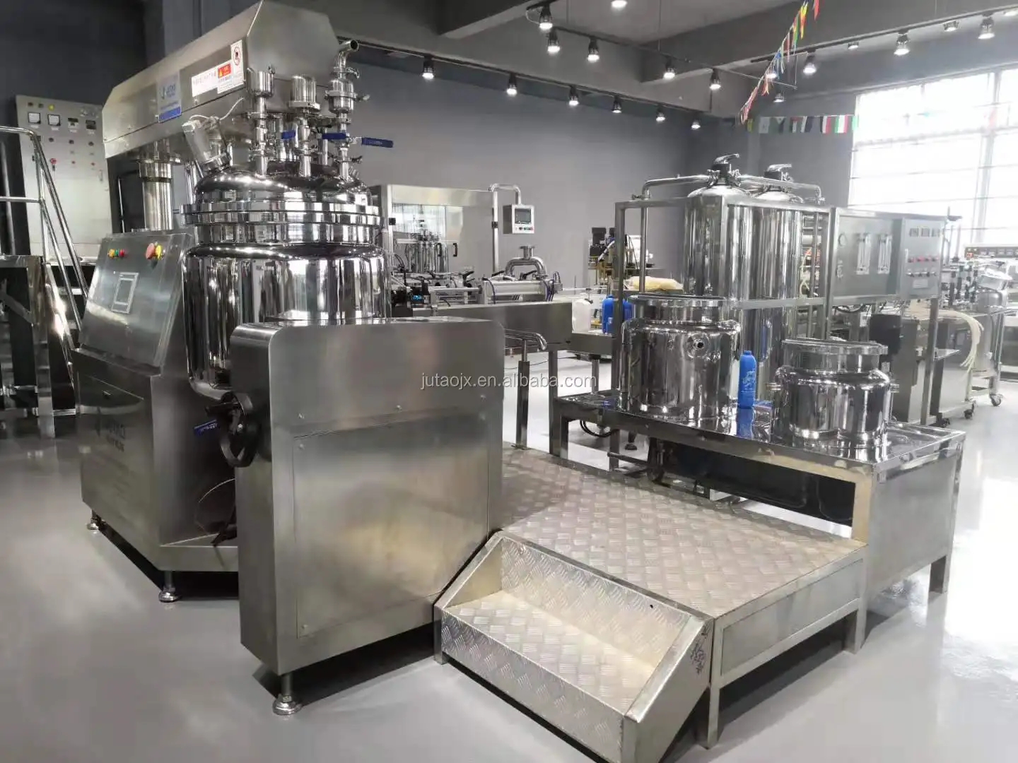 small lab emulsifier mixer / micro Spray emulsifier homogenizer / mini Double-cylinder lifting emulsifier 5L 10L 20L 30L 40L 50L