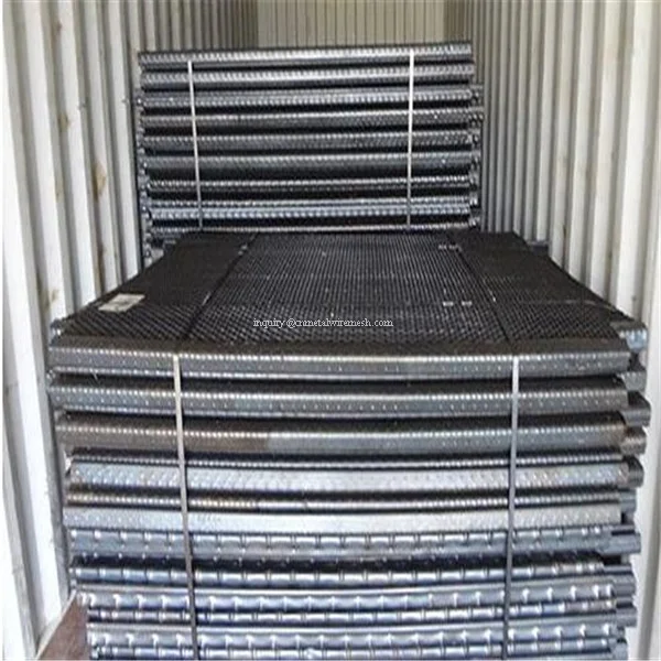 cheap Mine galvanized Screen Mesh or Stainless steel Crimped Wire Mesh sand gravel crusher Hooked Vibrating wire mesh
