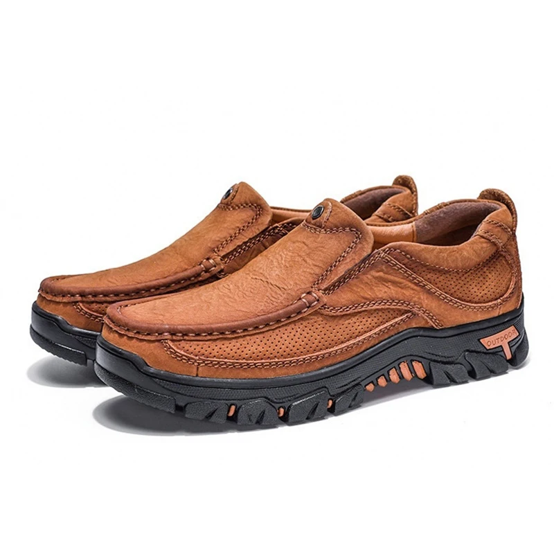 2023 Fashion designer genuine leather casual shoes classy walking shoes Italian men dress shoes