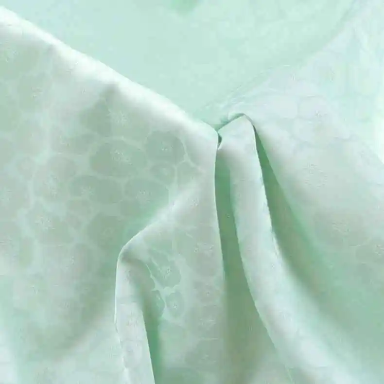 New popular bubble cotton pattern satin jacquard fabric 90GSM 150cm width for clothing and bag