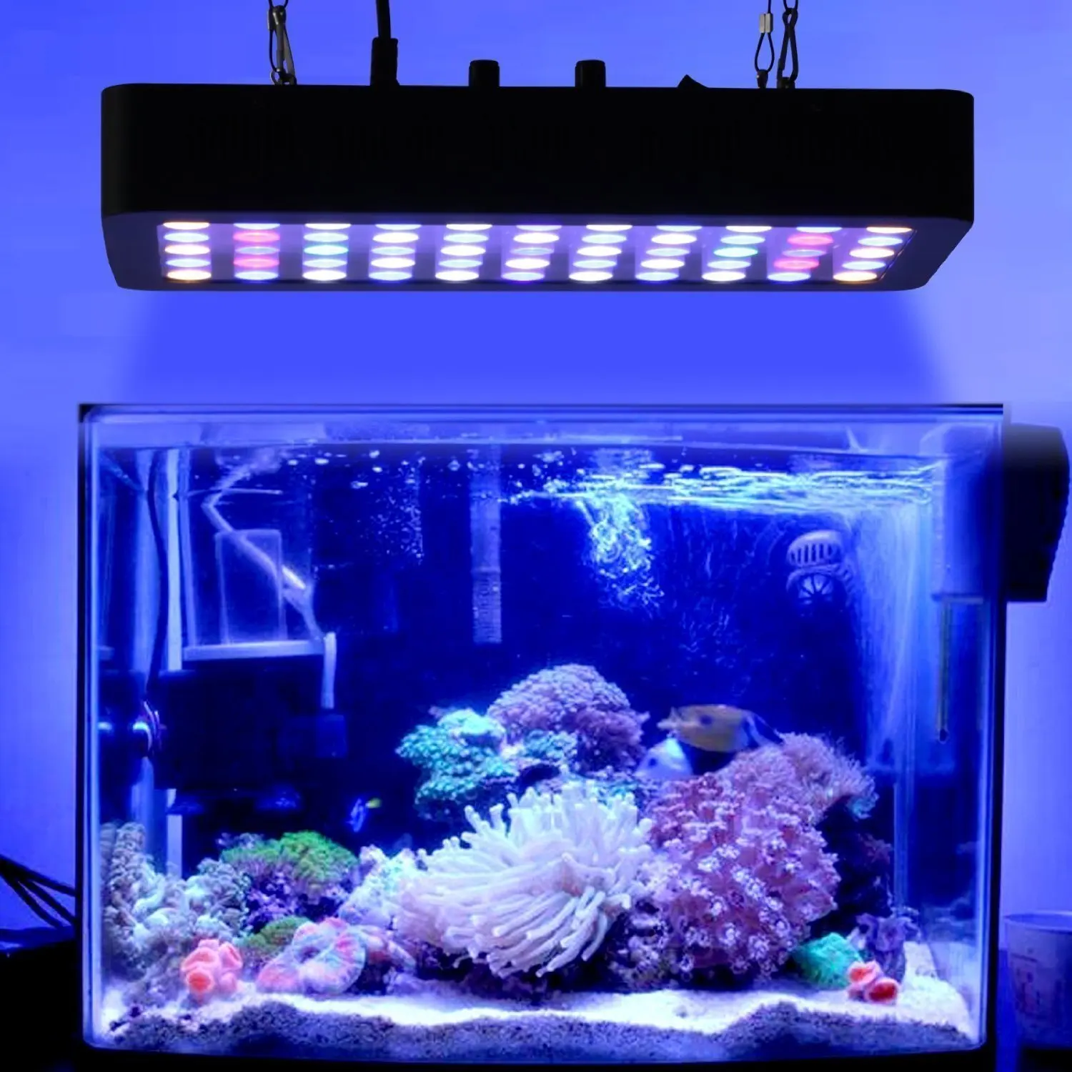 Full Spectrum Dimmable 165w LED Aquarium Light for Saltwater Corals SPS and LPS