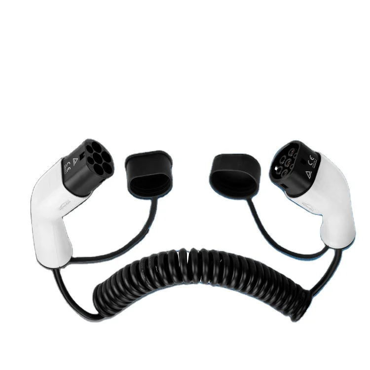 16A 1 Phase Type 2 to Type 2 Ev Charge Cable Eu Connector Charging Cable 10000 Times 2 Years Thermoplastic Single TUV CE IP 54
