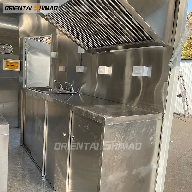 Oriental shimao bread oven club vending machine bar food trailer fully equipped