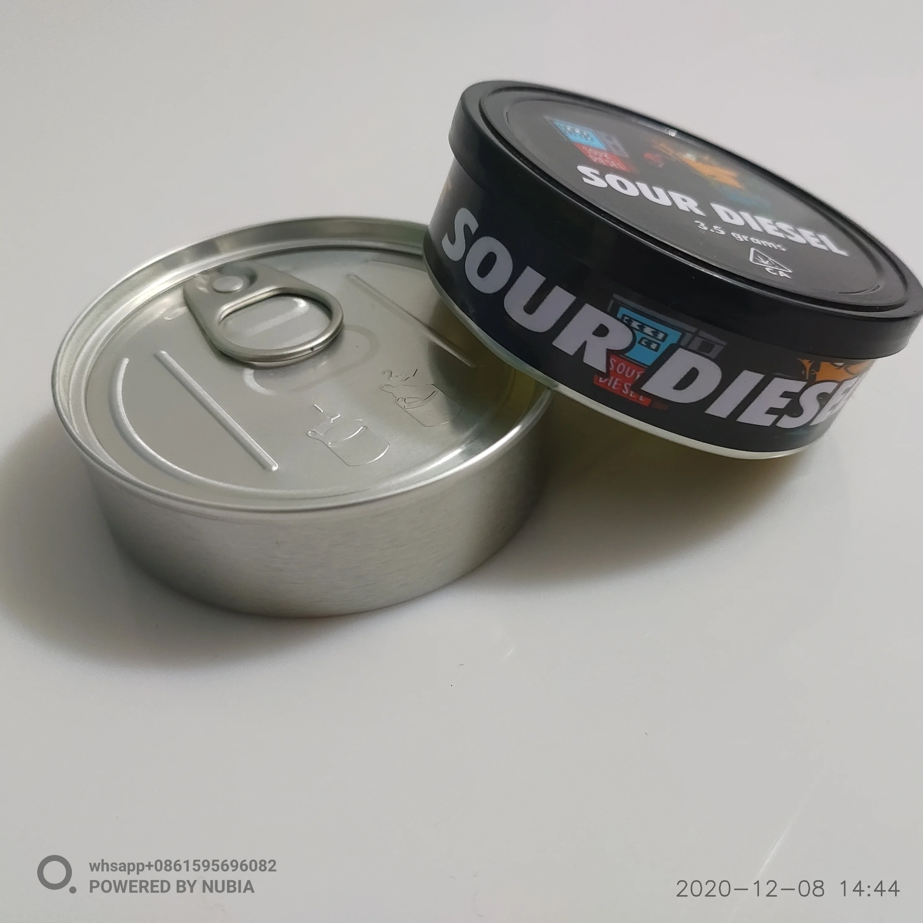 
Self Seal caviar sardine pressitin Tin Can 100ml 3.5g fish tuna Tin flower moonrock jar 35 Can 