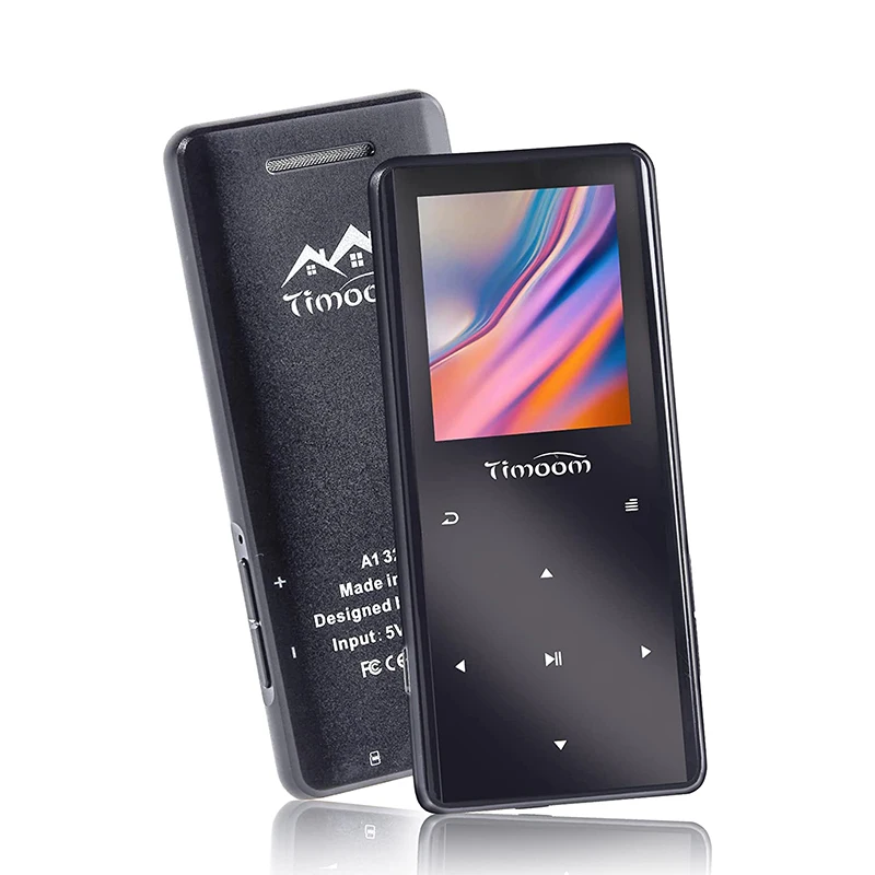 P5 1.8inch metal case touch button mini MP3 player with speaker
