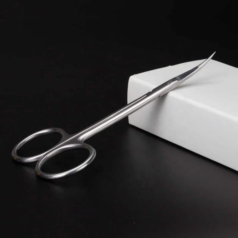 Wholesale Scissor Type Sharp Professional Russian Curved Manicure Nail Cuticle Nipper Stainless Steel