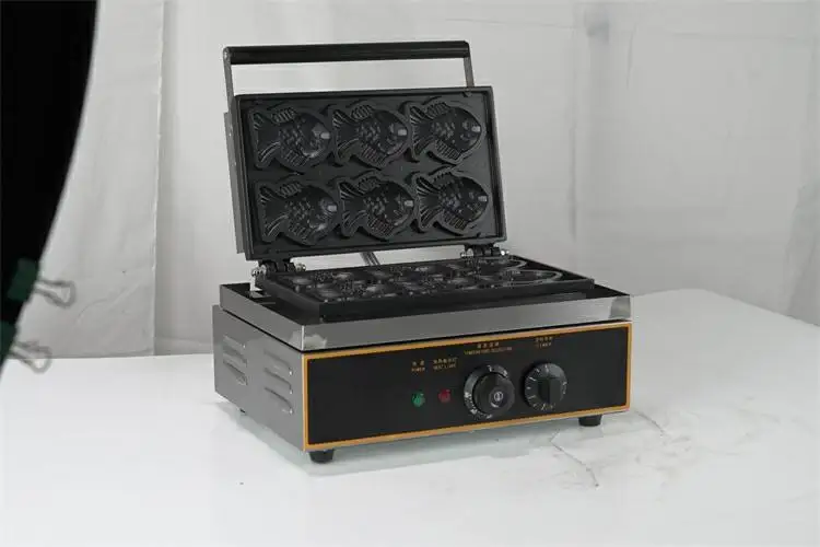 Automatic machine electric fish shape waffle maker for sale