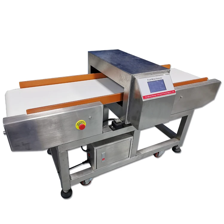 Metal Detector Food Conveyor Belt Metal Detector Machine For Food Production Packing